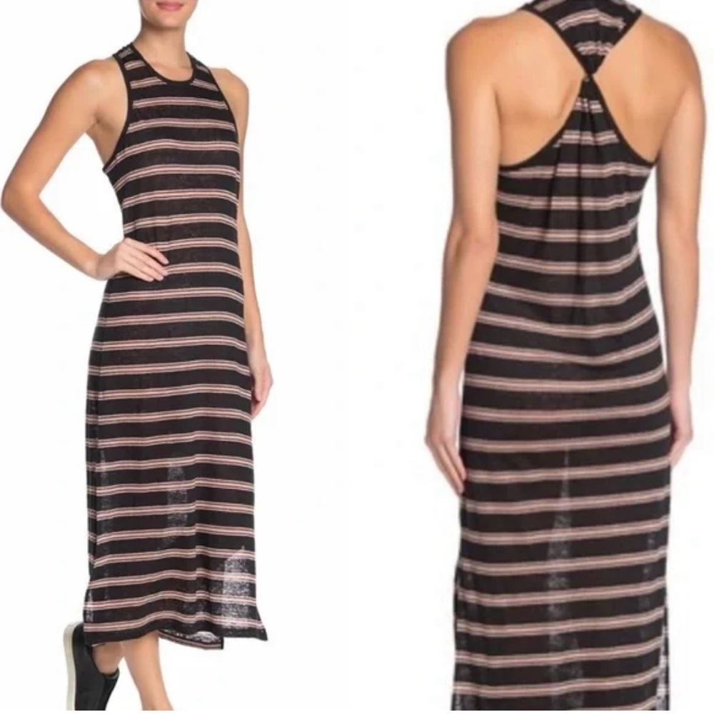 Joie Brellen Twist Back Linen Tank Dress